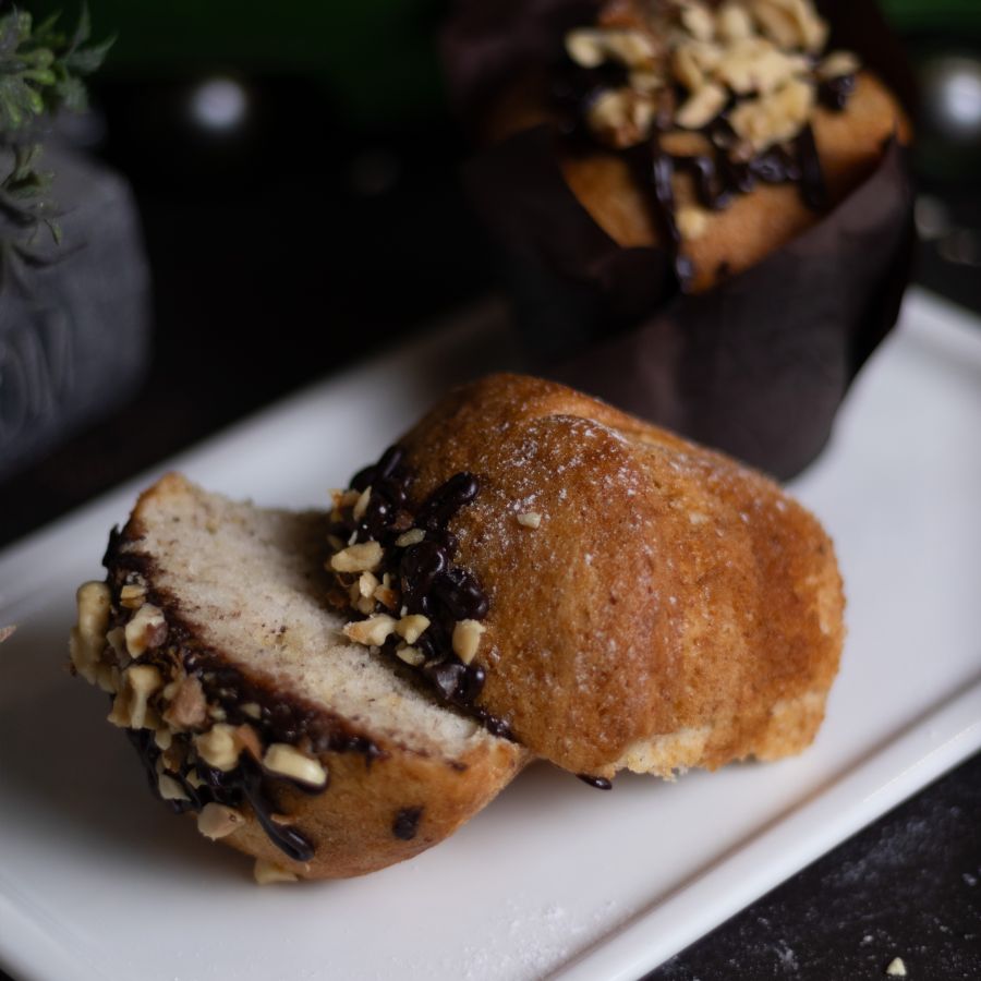 Muffin with banana